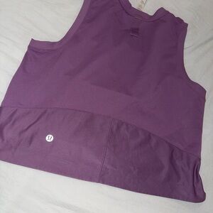Lululemon Athletica Lavender Mesh Top